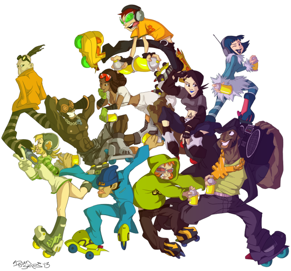 The GGs from Jat Set Radio by TV Eye