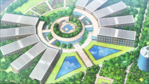 The Seiga Academy campus is a SEGA Nerds' wet dream.