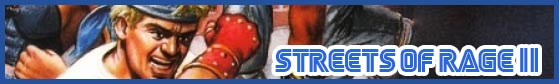 STREETS OF RAGE 2 BANNER