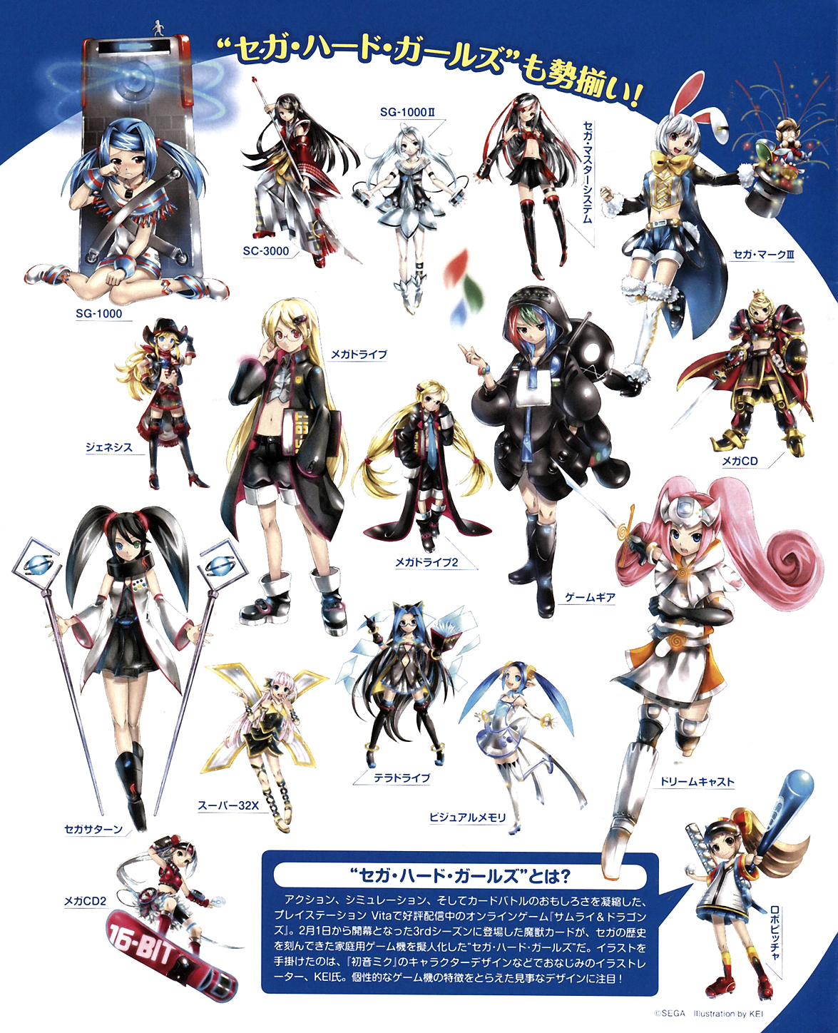 sega hard girls list