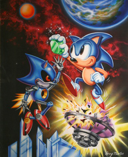 Sonic CD American Cover by Greg Martin
