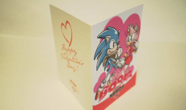 Sonic Boom Valentine's day card by Köpke