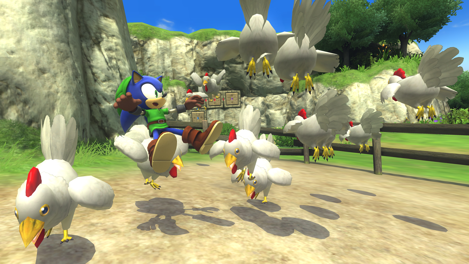 Sonic Link chickens