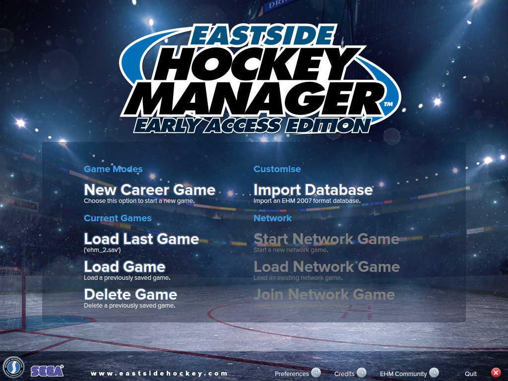 Eastside Hockey Manager: Early Access is now available on Steam | SEGA ...