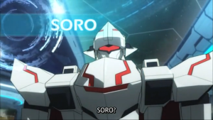 SORO is a hulking CAST who takes you under his robotic wing.
