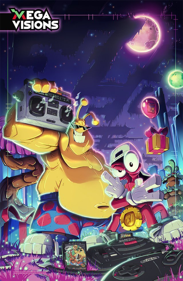 Official cover of Mega Visions Issue #1