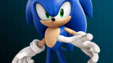 Sonic the Hedgehog as seen in "Wreck-It Ralph"
